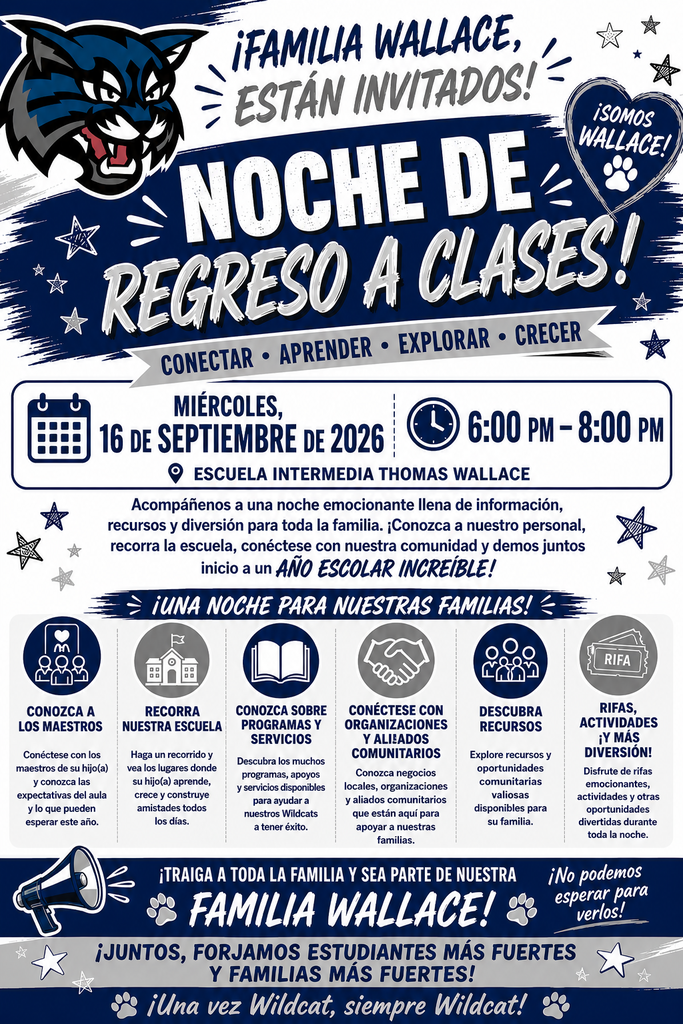 BACK 2 SCHOOL NIGHT (SPANISH) 26/27