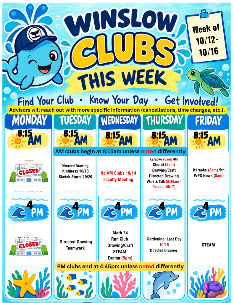 Club Schedule