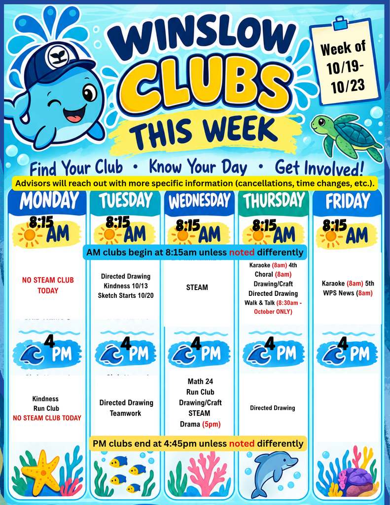 Club Schedule