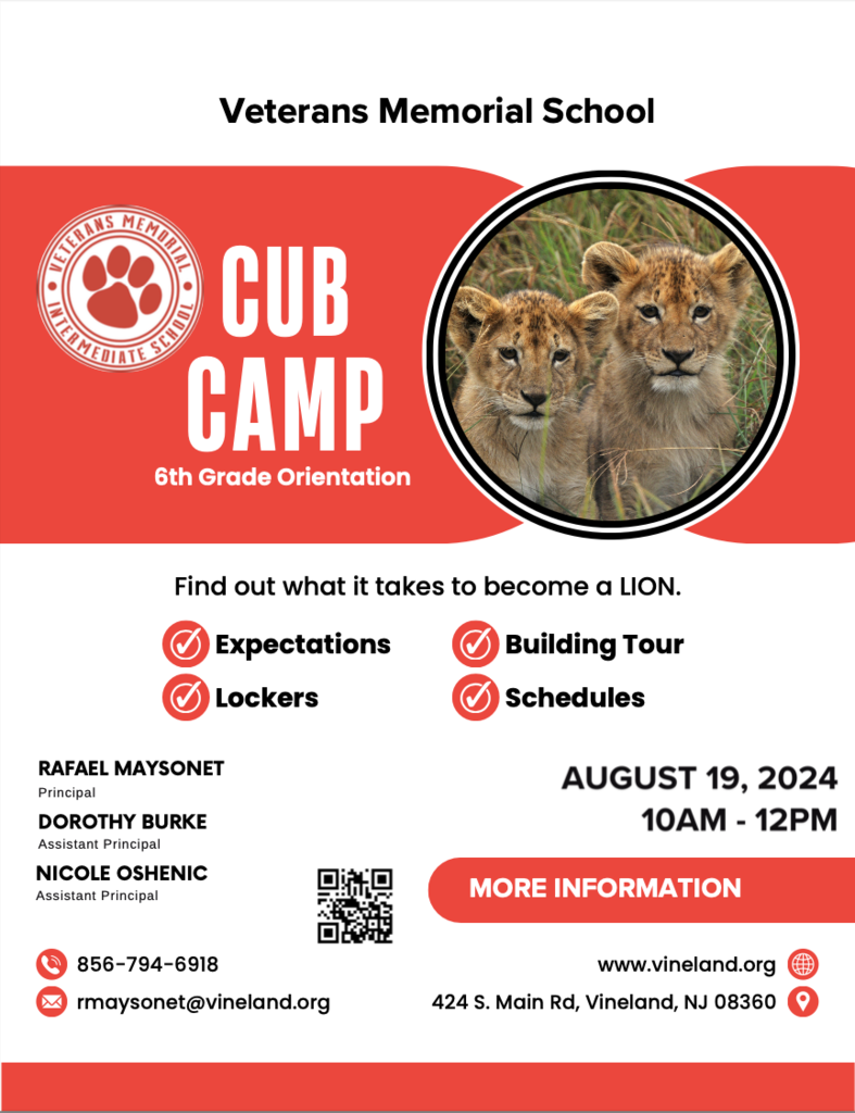 6th Grade Orientation