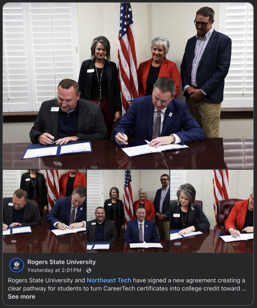 RSU, NE Tech, and VPS Counselor pilot program