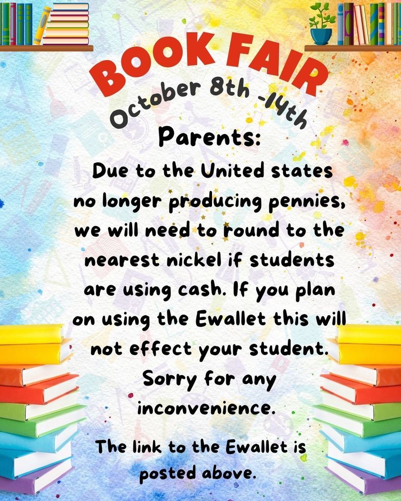 Important information about our HH Book Fair! 