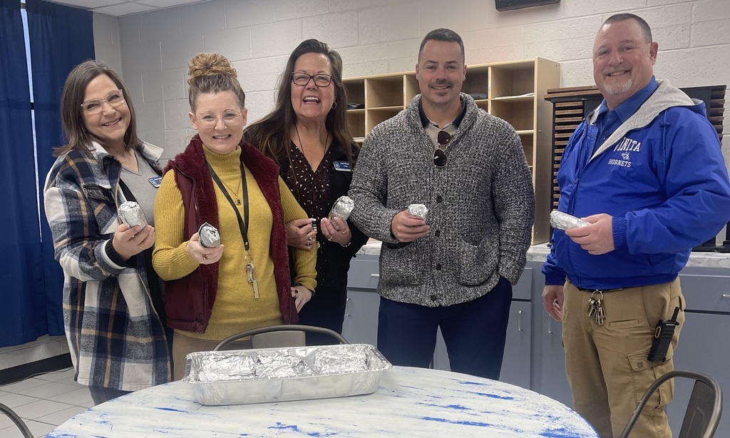 Teachers Enjoying Breakfast by Welch State Bank