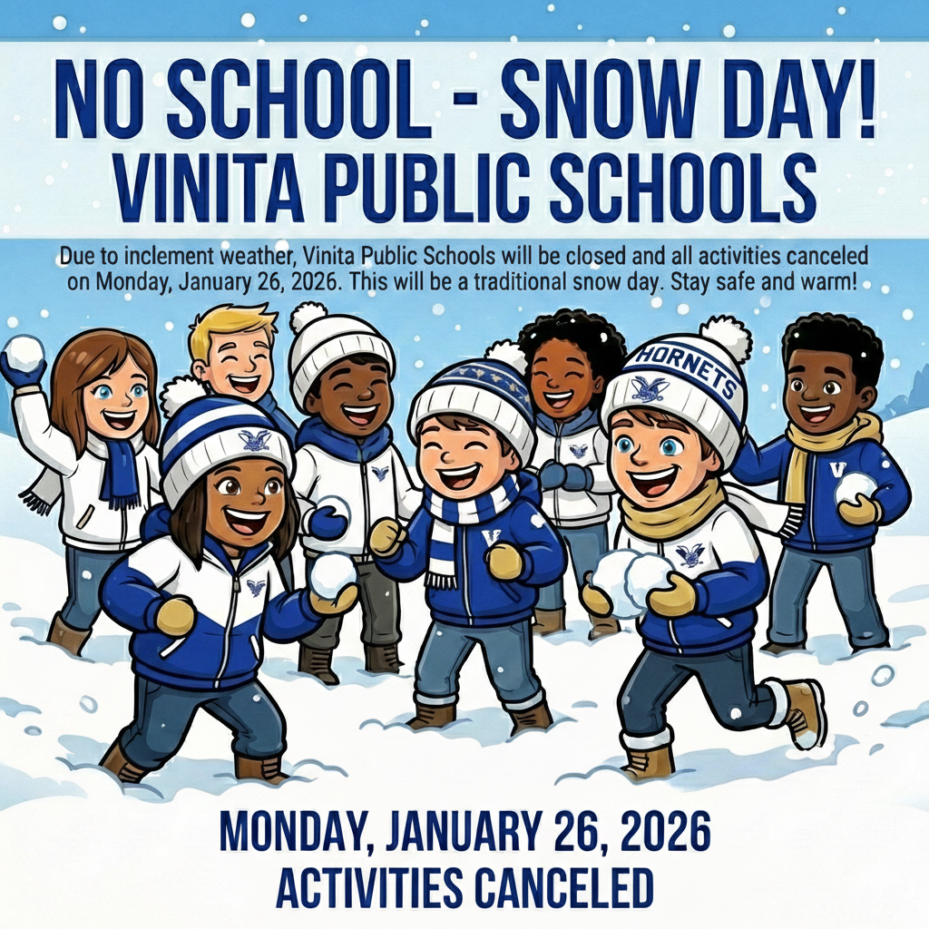 No School - Snow Day Monday, January 26th