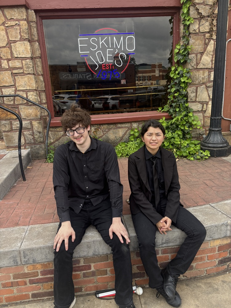Xerek Hitchcock and Jayde Carson at state solo contest