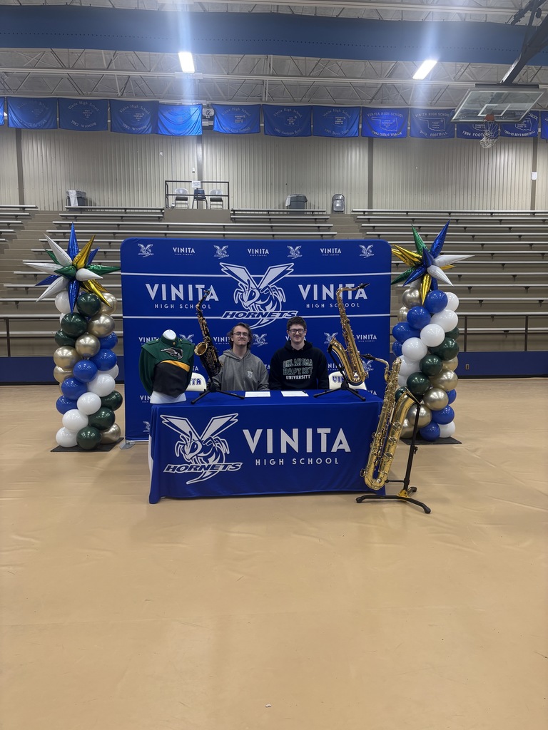Isaac Birkes and Xerek Hitchcock sign scholarship offers from Oklahoma Baptist University