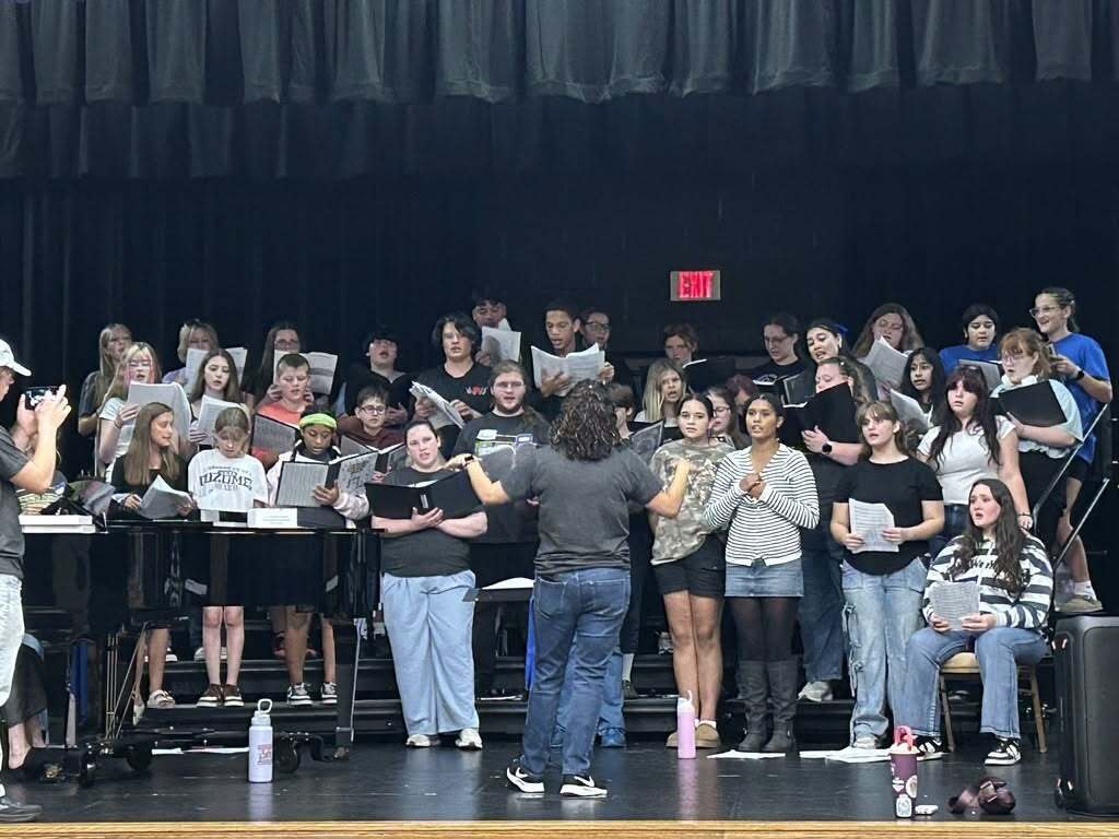 Vinita students at choral clinic