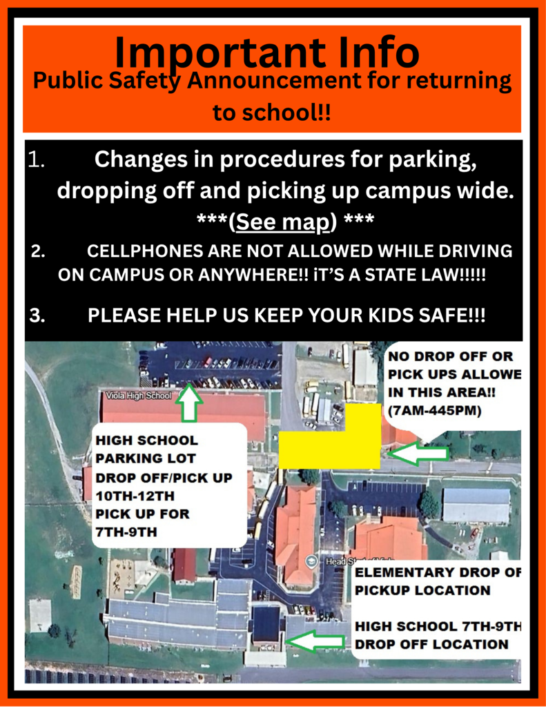 Viola School Map
