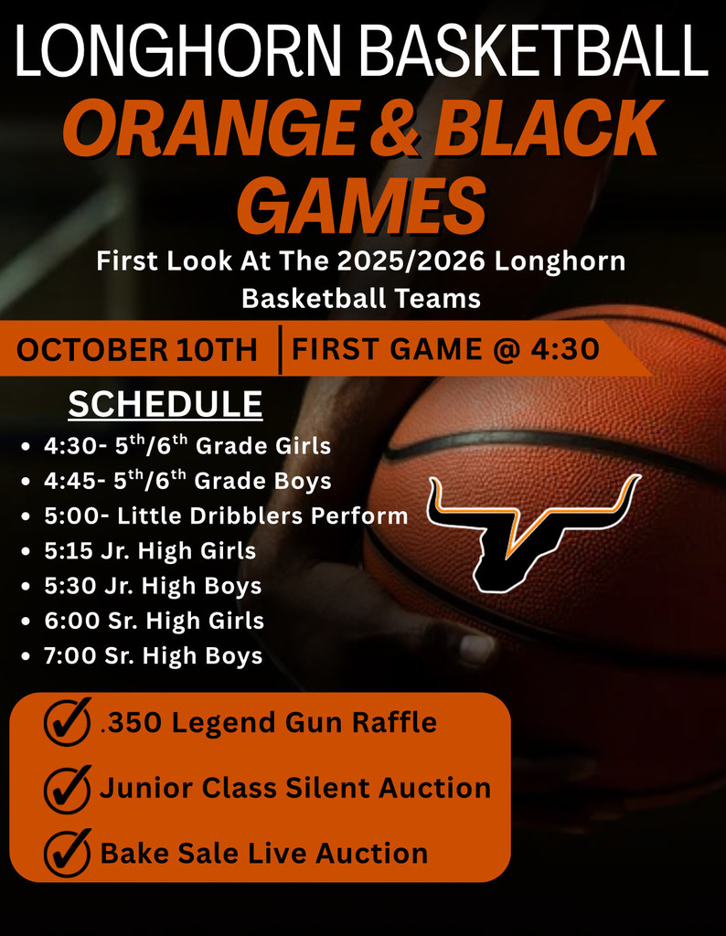 Orange and Black Schedule