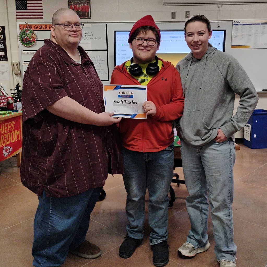 October FBLA MOTM Noah Harber
