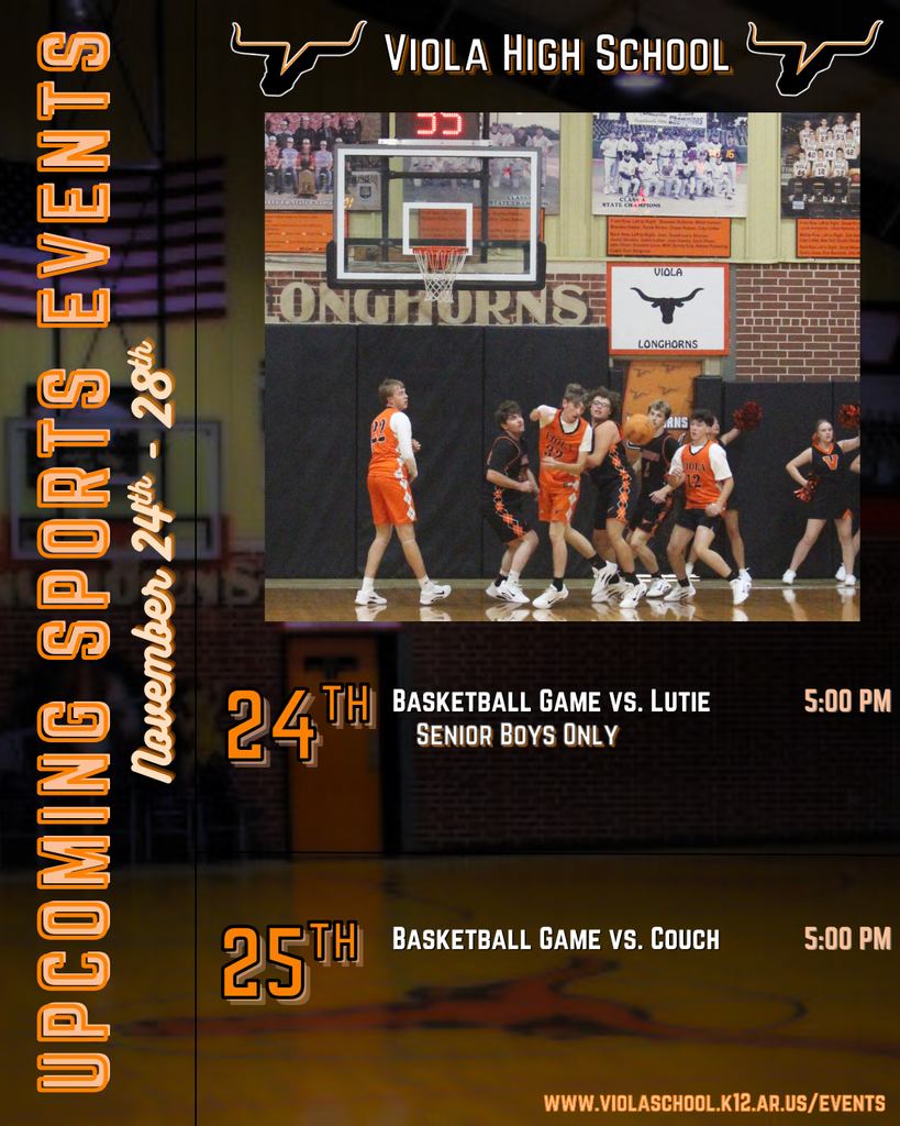 Upcoming games 11/24