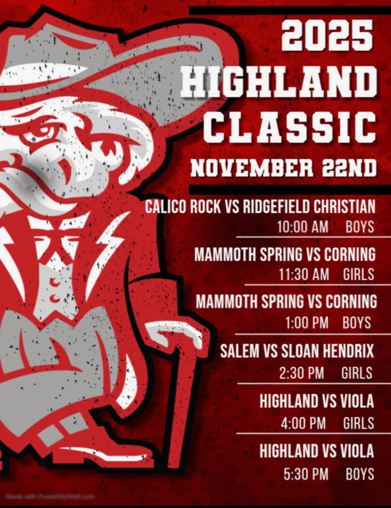 Highland Classic Schedule