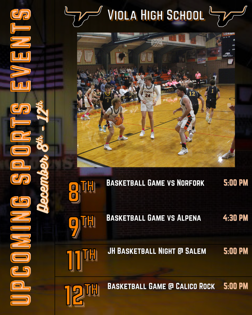 Upcoming games (12/8)