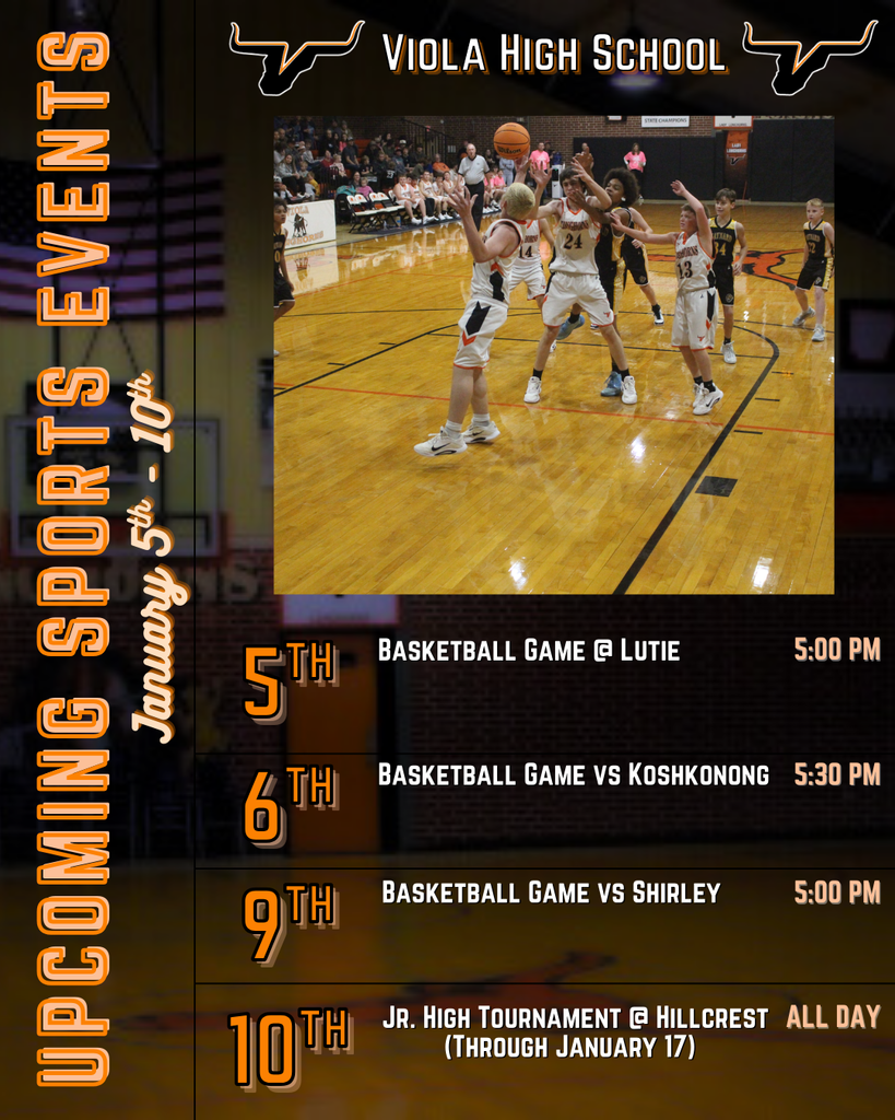 Upcoming games - 1/5