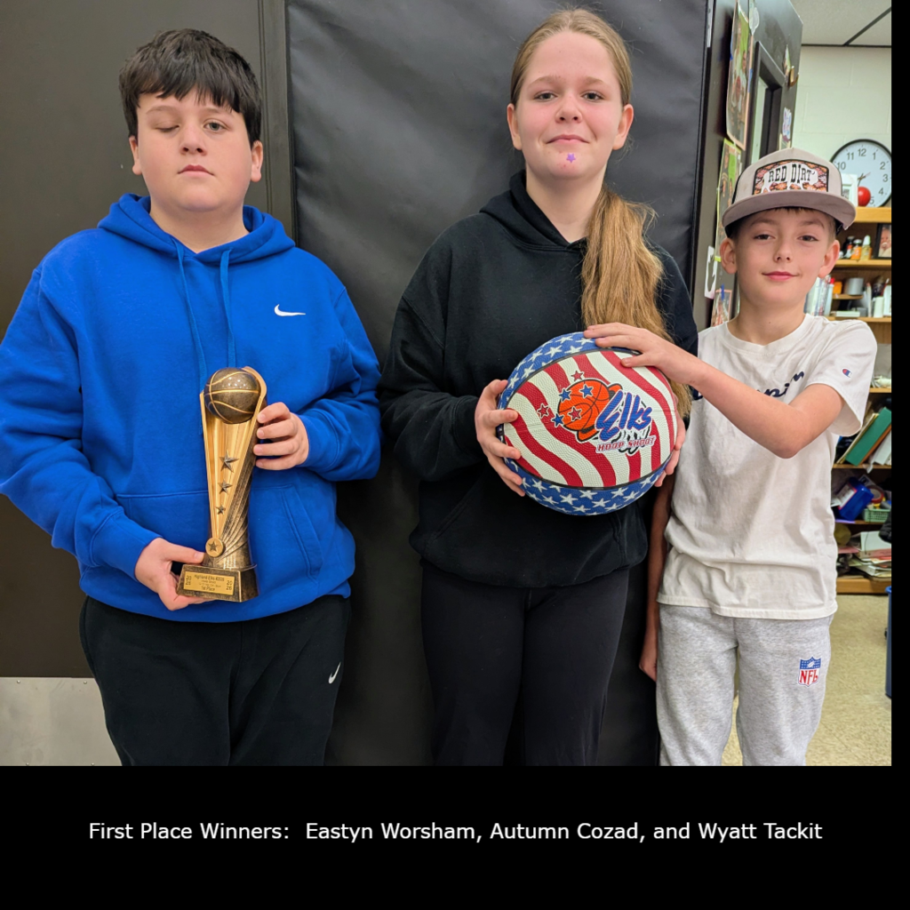 Hoop Shoot First Place