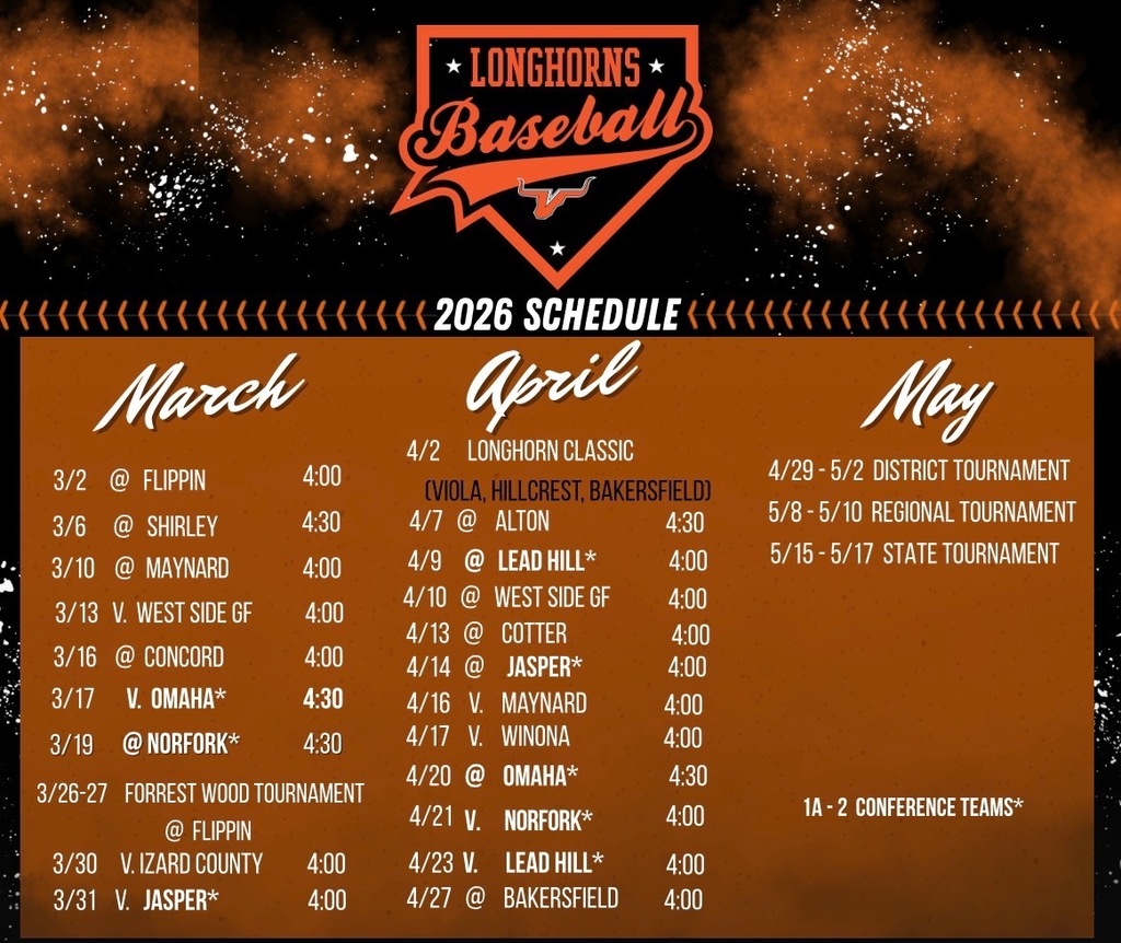bsb updated schedule