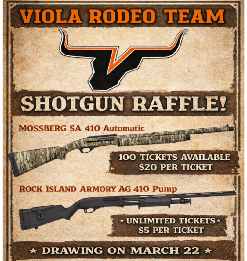 Rodeo gun raffle