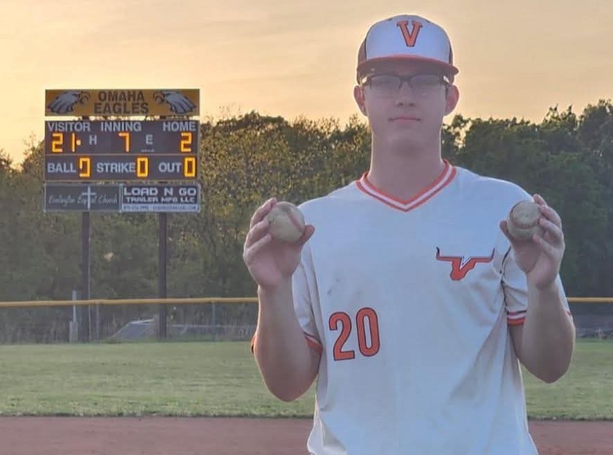 Braxton Howell with home run balls