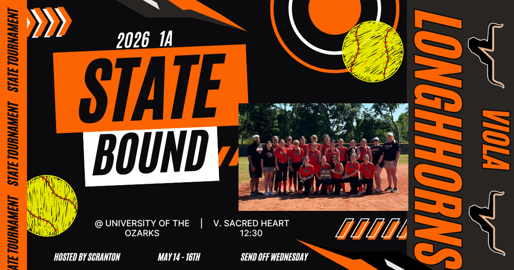 Softball 2026 State Bound Graphic 