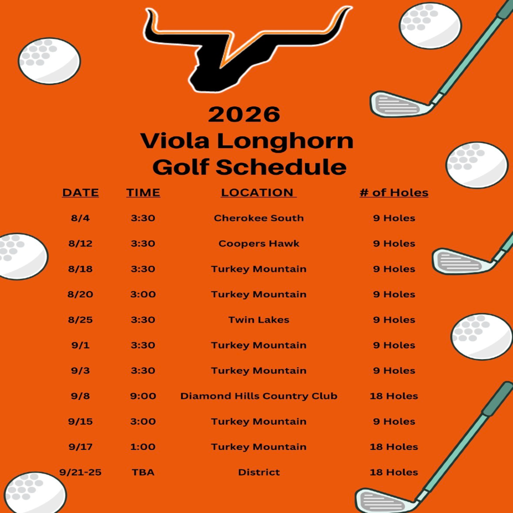 2026 Longhorns Golf Schedule