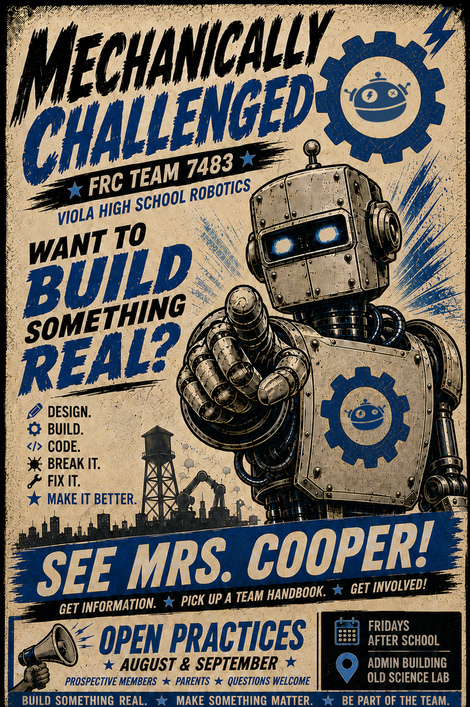 Robotics Recruitment flyer
