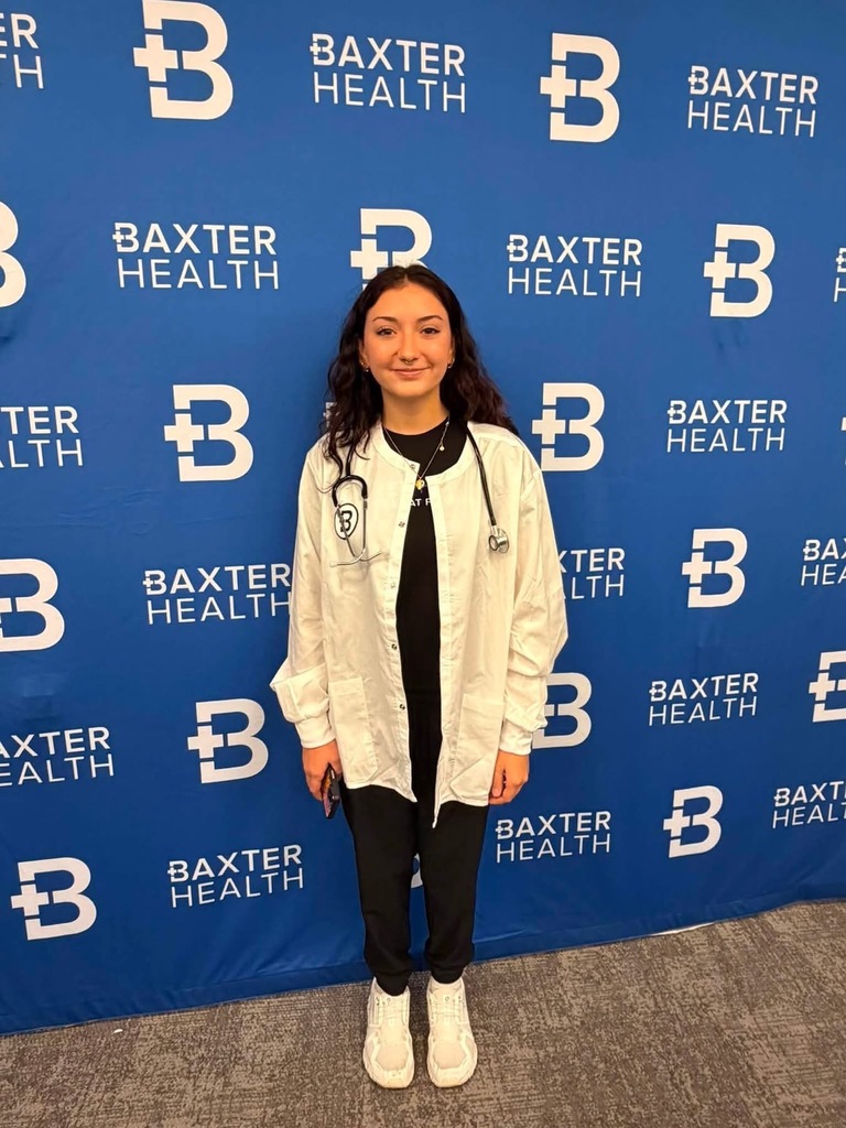 Journey Vacante joining the White Coat program at Baxter Health