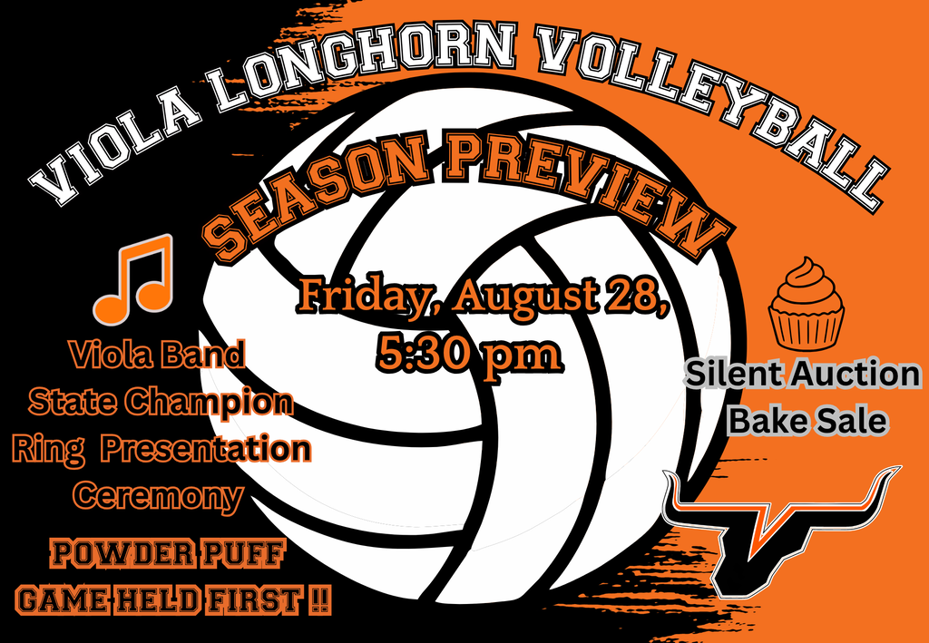 VB orange and black begins at 5:30 on Friday
