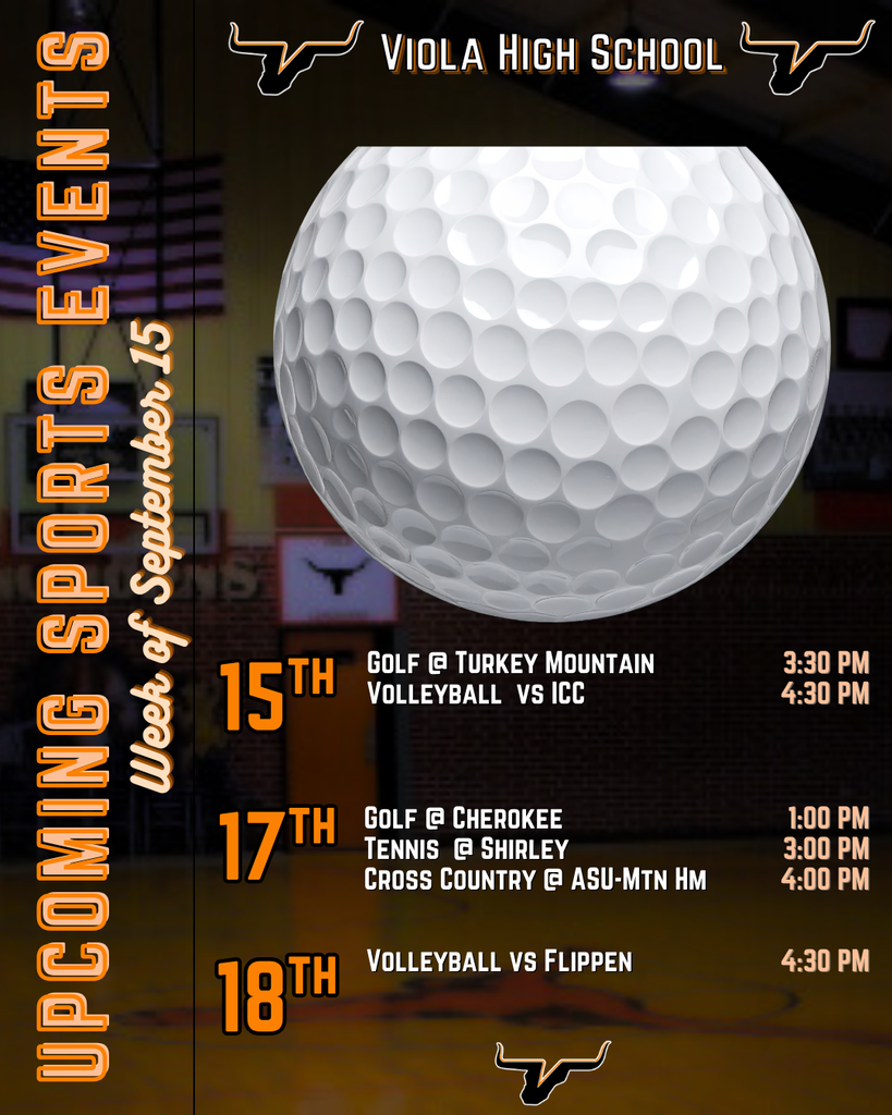Upcoming sports 9/15