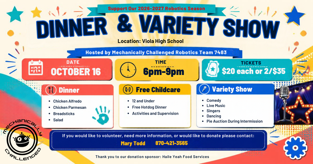 Robotics Dinner & Variety Show