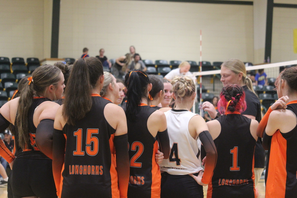 Vb team huddle