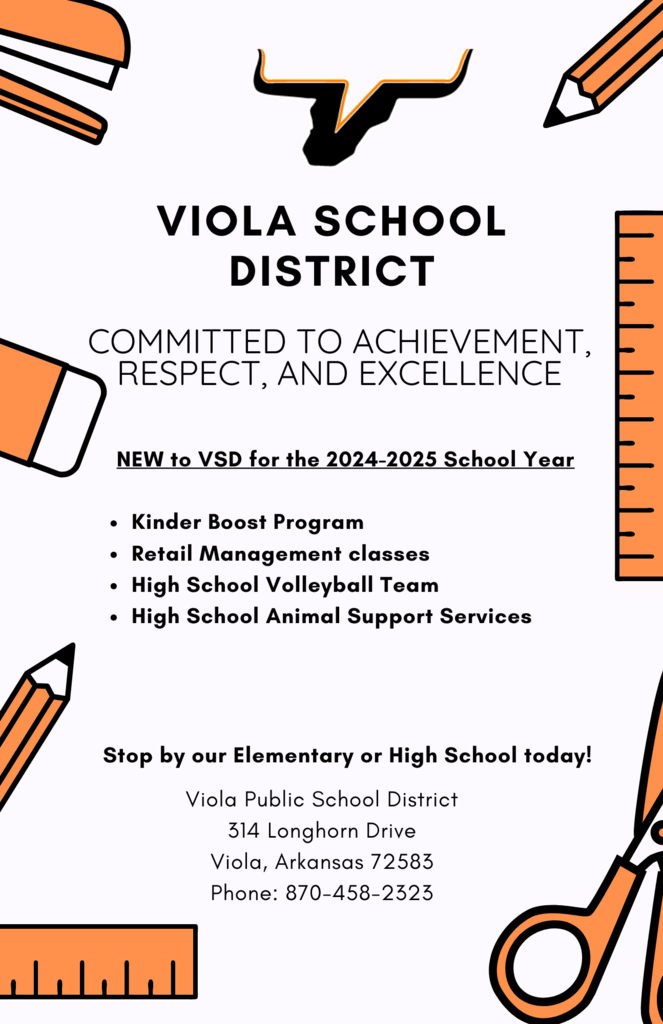 Viola Public Schools is committed to achievment, respect, and excellence.