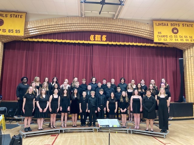 MCJHS choir at contest