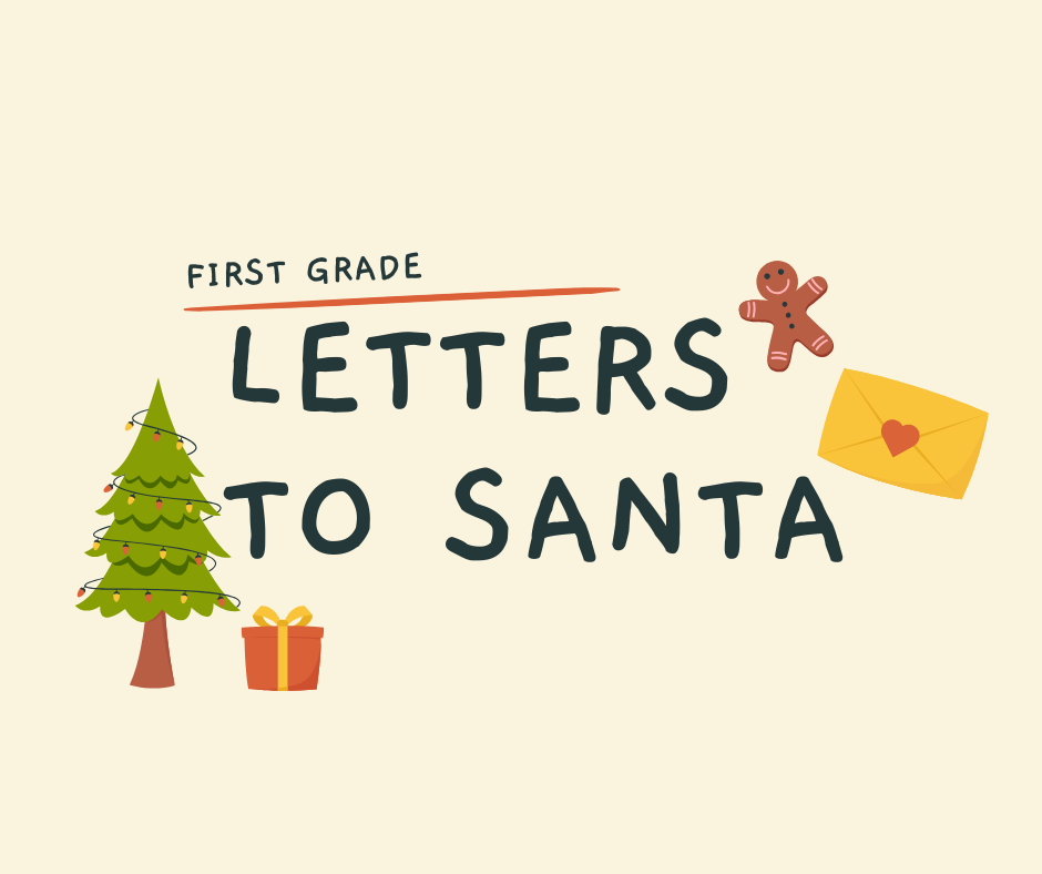 1st Grade Letters To Santa graphic
