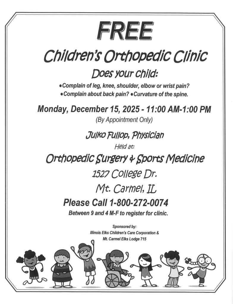 Children's Orthopedic Clinic - December 15, 2025