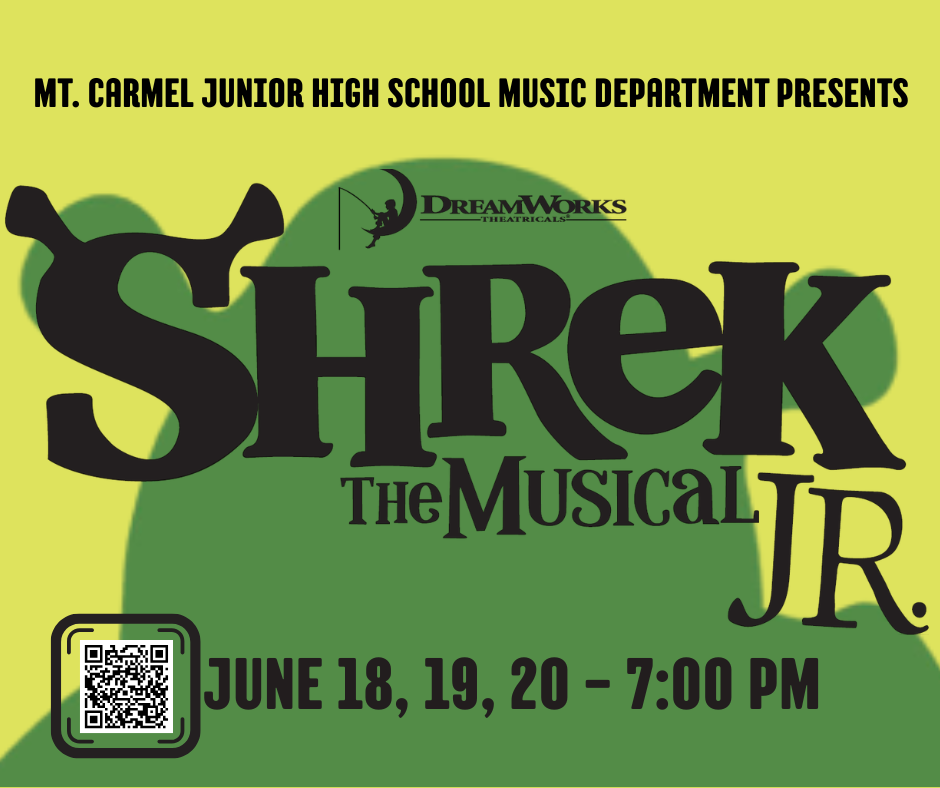 Shrek Jr The Musical June 18 19 20 2026 at 7:00 pm