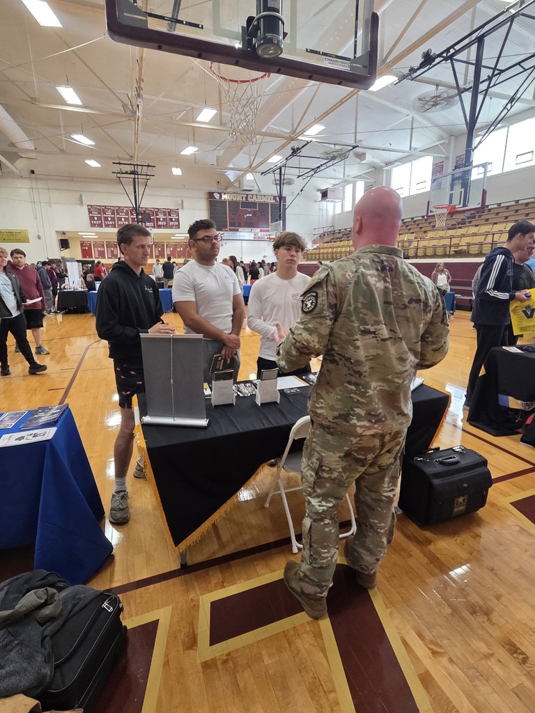 Student attending College and Career Fair