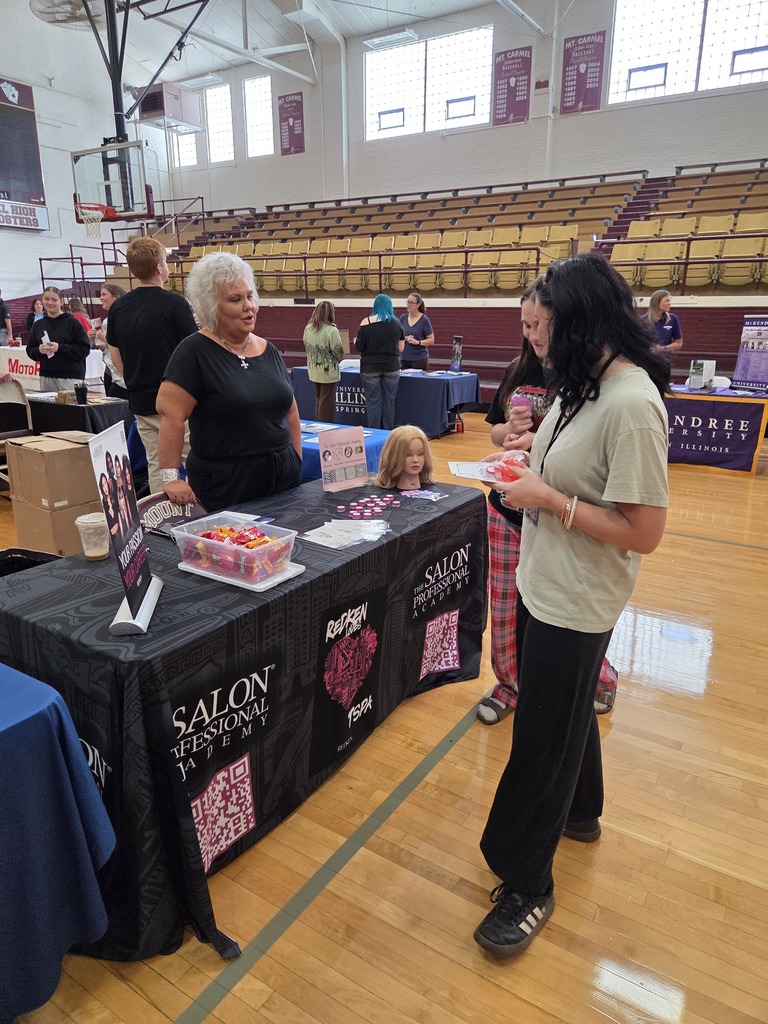 Student attending College and Career Fair