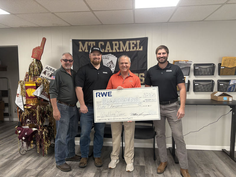 RWE donation check