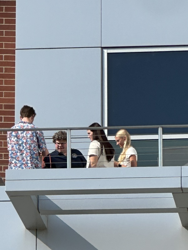 student at field trip