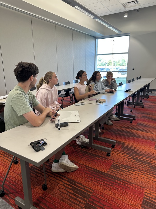 student at field trip