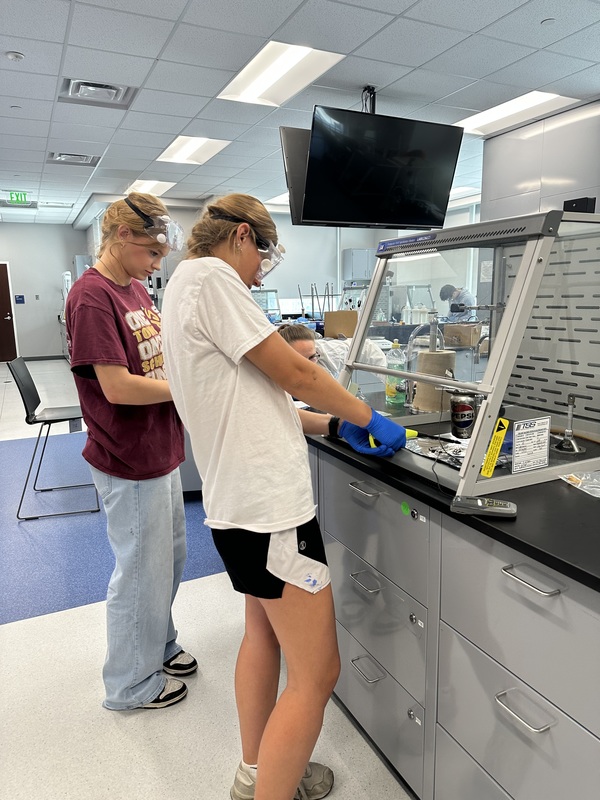 student at field trip