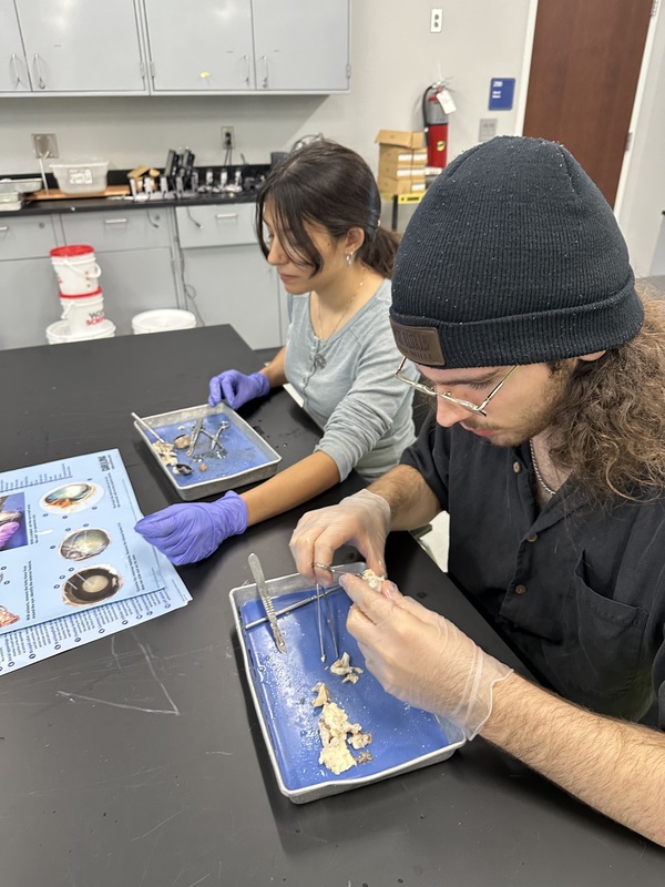 student at field trip