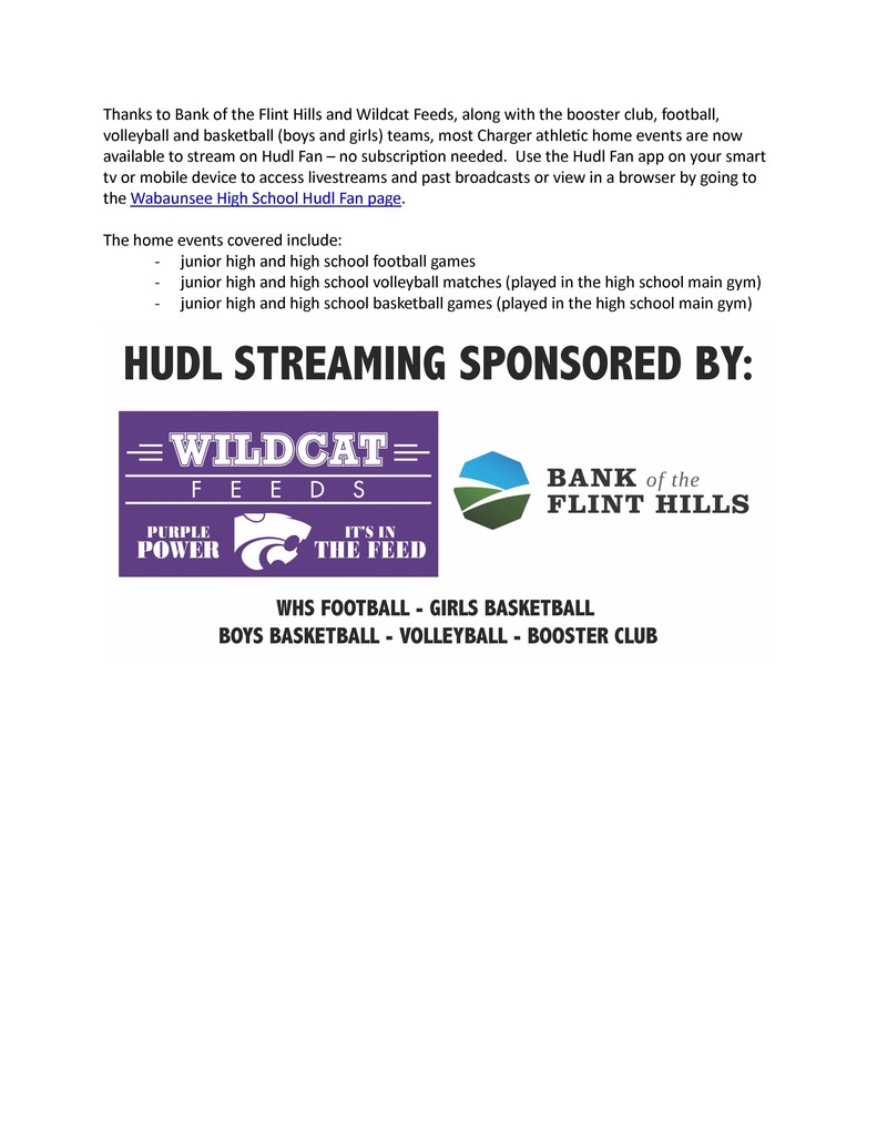 Hudl Streaming