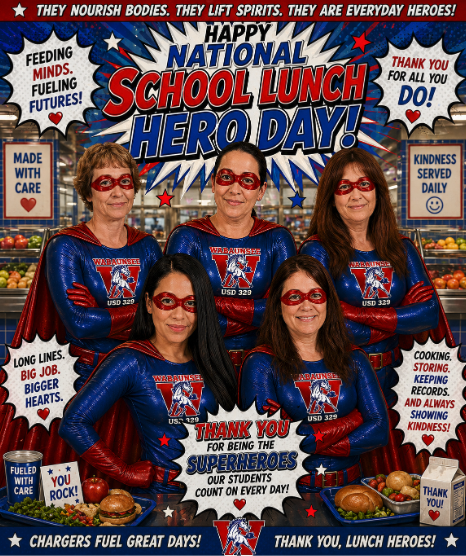 School Lunch Super Heroes