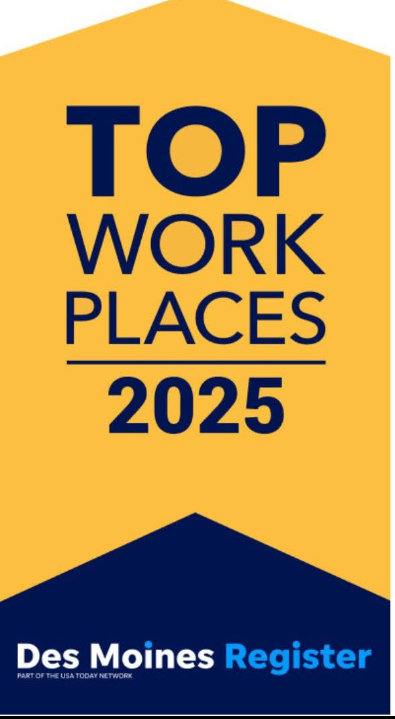Iowa Top work place!