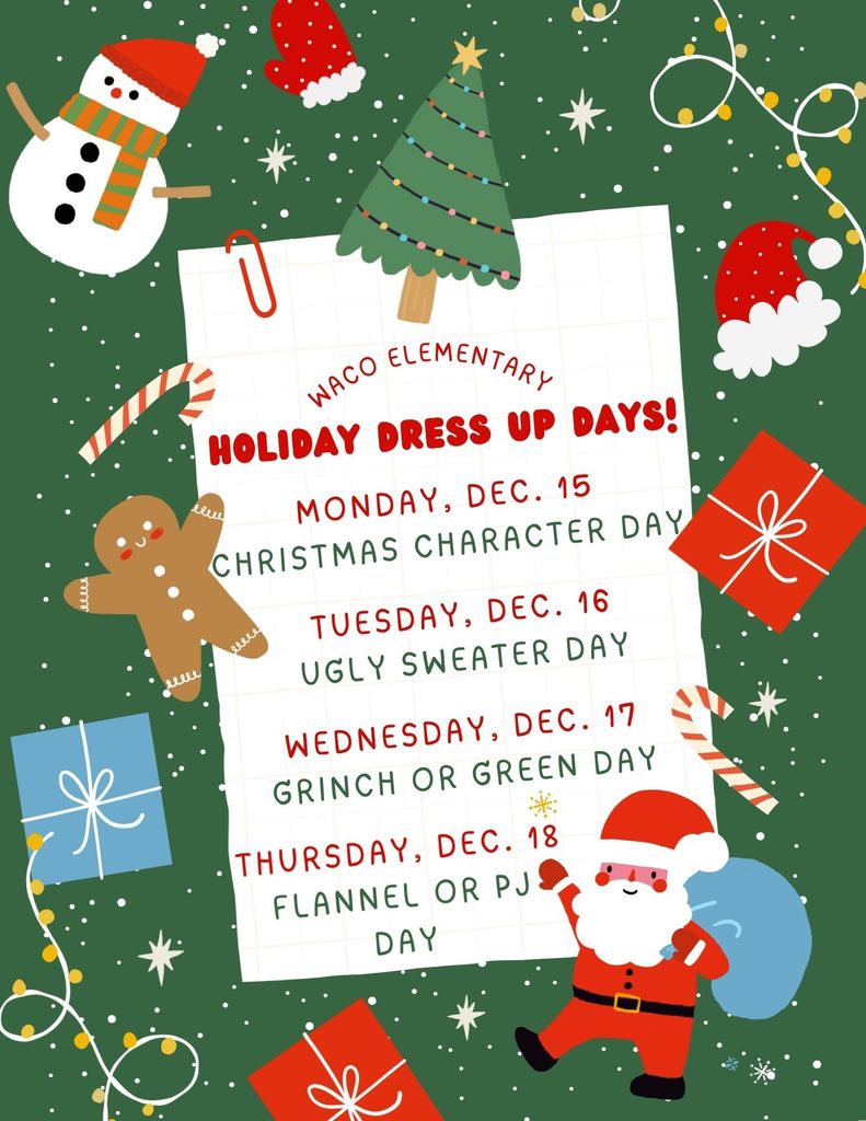 Elementary Dress Up Days 2025