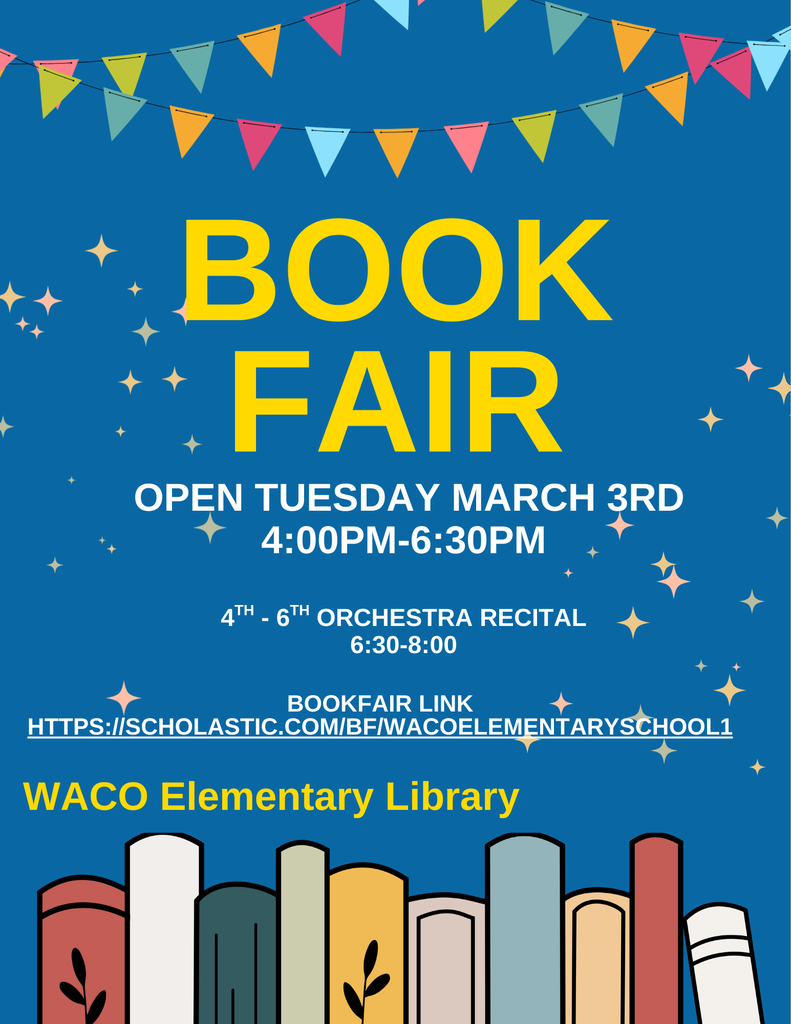 Book Fair open Tuesday 400-6:30