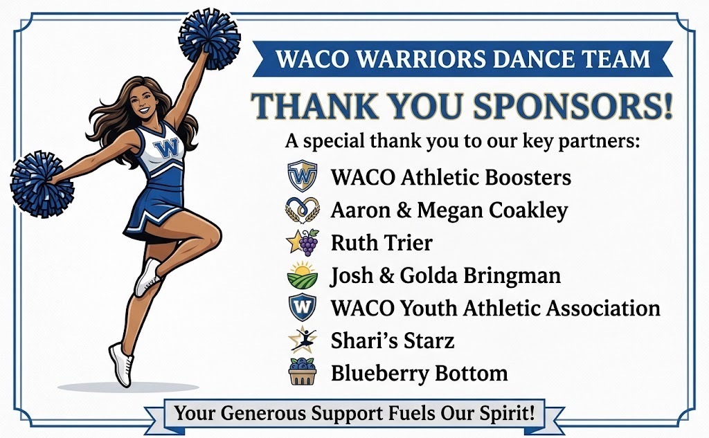 WACO Dance Team Sponsors