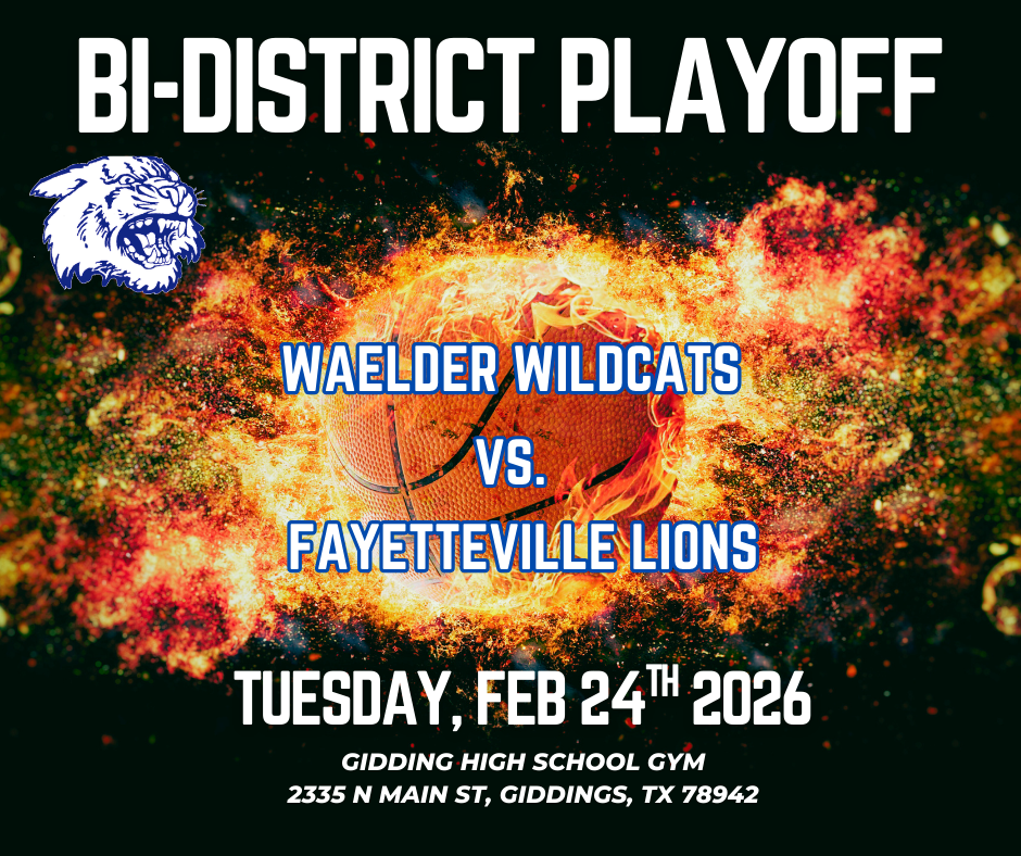 Bi-District Playoff, Waelder vs Fayettevill in Giddings, Feb 24 2026