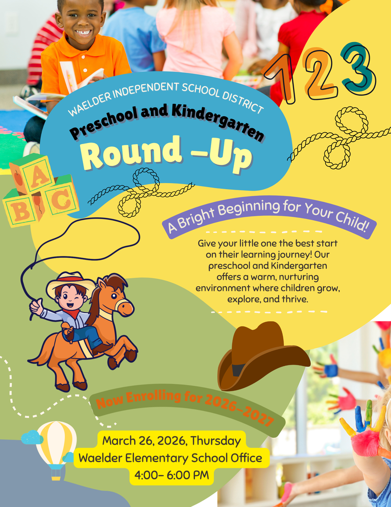 PreK and Kinder Roundup- March 26th 2026